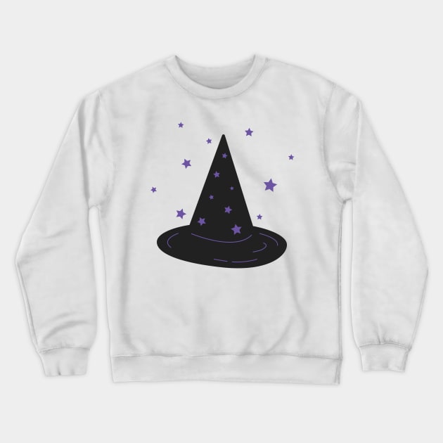 Wizard Hat Crewneck Sweatshirt by Lucages